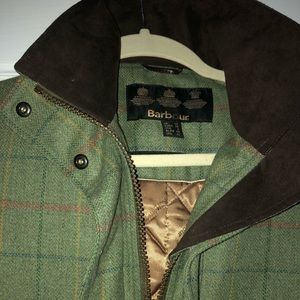 Barbour wool jacket